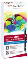 Tombow • brush pen abt dual brush pen 18x primary colors - thumbnail