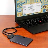 Kabel Micro USB Startech USB312SAT3CB Zwart - thumbnail