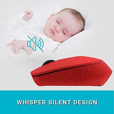 Rapoo M100 Silent Stille Multimodus Draadloze Optische Muis Rood