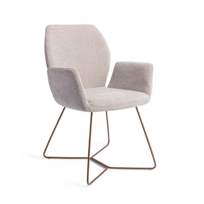 Jesper Home Misaki eetkamerstoel Pretty Plaster beehive rose