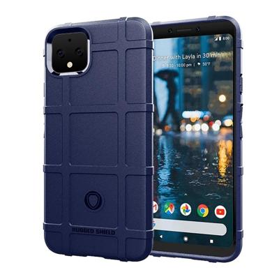 Schokbestendige beschermer cover volledige dekking silicone case voor Google pixel 4 XL (blauw) Schokbestendige beschermer cover volledige dekking silicone case voor Google pixel 4 XL (blauw)