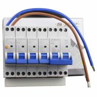 SEP combiset aardlekschakelaar 3 groepen B16A kookgroep B16A inclusief aansluitdraden - thumbnail