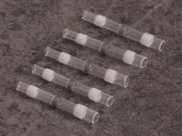 Quadrios 22C461 Stootverbinder Met krimpkous 0.25 mm² 0.34 mm² Volledig geïsoleerd Wit 1 set(s) - thumbnail