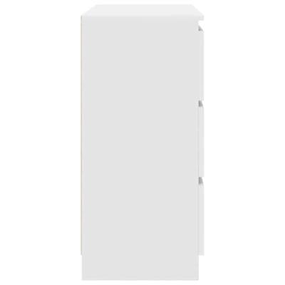 Dressoir 80x35x76 cm spaanplaat wit