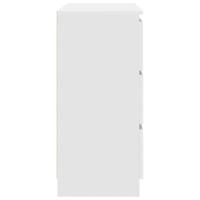 Dressoir 80x35x76 cm spaanplaat wit - thumbnail