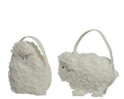 Tasje teddy schaap L7.5-W28-H28cm