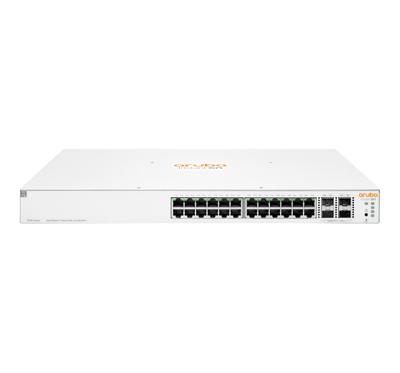 HPE Aruba Instant On 1930 24G Class4 PoE 4SFPSFP+ 370W Switch - Switch - L3 - Beheerd - 24 x 101001000 (PoE) + 4 x 1 Gigabit 10 Gigabit SFP+ - rack-uitvoering - PoE (370 W) HPE Aruba Instant On 1930 24G Class4 PoE 4SFPSFP+ 370W Switch - Switch - L3 - Beheerd - 24 x 101001000 (PoE) + 4 x 1 Gigabit 10 Gigabit SFP+ - rack-uitvoering - PoE (370 W)