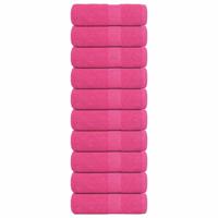 Washandjes 10 stuks FROGN Roze 30x30 cm 100% Katoen - thumbnail