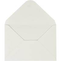 Creativ Company Enveloppen, afmeting envelop 11,5x16 cm, 110 gr, off-white, 10 stuk/ 1 doos - thumbnail