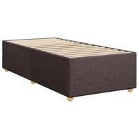 Boxspring met matras stof donkerbruin 80x200 cm - thumbnail