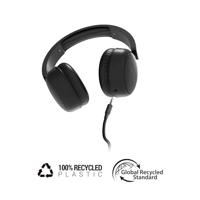 Energy Sistem Soundspire hoofdtelefoon (100% gerecycled kunststof, afneembare kabel, microfoon, spraakassistent) - Zwart - thumbnail