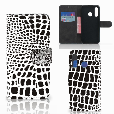 Huawei P30 Lite (2020) | Telefoonhoesje | Met pasjeshouder | Slangenprint Huawei P30 Lite (2020) | Telefoonhoesje | Met pasjeshouder | Slangenprint