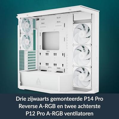 Arctic Xtender Midi-tower PC-behuizing, Gaming-behuizing Wit Arctic Xtender Midi-tower PC-behuizing, Gaming-behuizing Wit