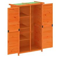 Tuinschuur 83x57x140 cm massief grenenhout bruin - thumbnail