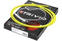 Trivio - Fietskabel Compleet Derailleur Kabelkit RVS Neon Geel - thumbnail