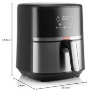 Olievrije friteuse - BODUM - 4,5L - 1500 W - Zwart - thumbnail