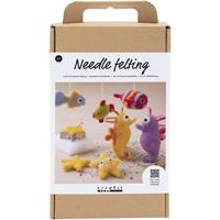 Creativ Company Hobbyset naaldvilten, dieren in water, 1 doos - thumbnail