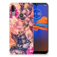 Motorola Moto E6 Plus TPU Case Bosje Bloemen - thumbnail