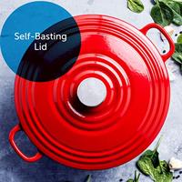 BK Bourgogne braadpan chili red 28 cm - thumbnail