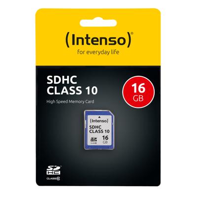 Intenso 3411470 SDHC-kaart 16 GB Class 10