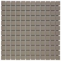 Mozaïek London 30x30 cm Onverglaasd Porselein, Mat Antislip En Donker Grijs The Mosaic Factory - thumbnail