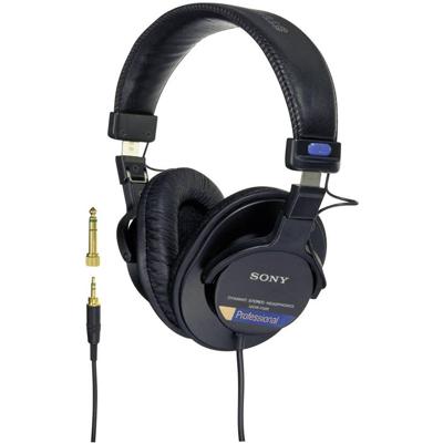 Sony MDR-7506 Over Ear koptelefoon Kabel Zwart Studio