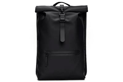 Rains Rolltop Rucksack W3 - Zwart Rains Rolltop Rucksack W3 - Zwart