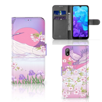 Huawei Y5 (2019) | Telefoonhoesje | Met pasjeshouder | Bird Flying