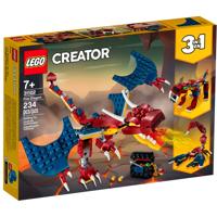 Lego Creator 31102 3in1 Vuurdraak - thumbnail