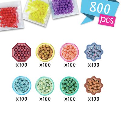 Aquabeads navulling multikleuren parelmix - thumbnail