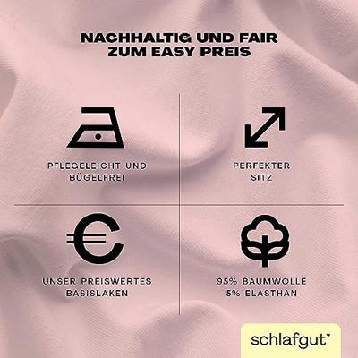 Schlafgut Schlafgut EASY Jersey Elasthan Hoeslaken M - 120x200 - 130x220 334 Purple Light - thumbnail