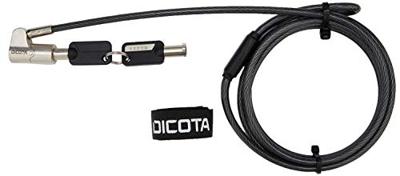 Dicota D31699 kabelslot Zwart 2 m Dicota D31699 kabelslot Zwart 2 m