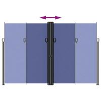 VidaXL Tuinscherm uittrekbaar 220x1200 cm blauw - thumbnail