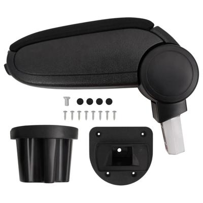 VidaXL Armsteun 13,5x32,5x(31-46,5) cm abs zwart