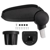 VidaXL Armsteun 13,5x32,5x(31-46,5) cm abs zwart - thumbnail