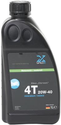 SPEC-X motorolie "bike 4t street" motor oil 4t 20w-40 stre 1l bike