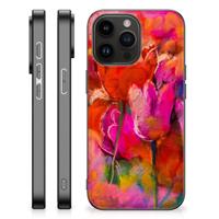 Kleurrijke Telefoonhoesje iPhone 15 Pro Max Tulips - thumbnail