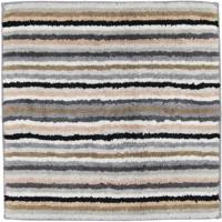 Cawö Cawö Badmat Gestreept Keerbaar 7048 37-Kiezel 60x60 - thumbnail