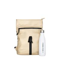 New Rebels Mart Los Angeles Metallic Goud Mini 7L Rolltop Rugzak Waterafstotend - thumbnail