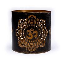 Sfeerlicht OHM - 10x10 - Metaal - Goud - Zwart (4 stuks) - M - thumbnail