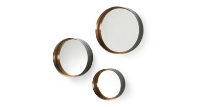 Kave Home Ronde Spiegel 'Wilton' set van 3 stuks Kave Home Ronde Spiegel 'Wilton' set van 3 stuks