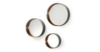 Kave Home Ronde Spiegel 'Wilton' set van 3 stuks - thumbnail