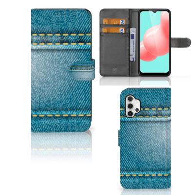 Samsung Galaxy A32 5G | Wallet Case | met Pasjes | Jeans Samsung Galaxy A32 5G | Wallet Case | met Pasjes | Jeans