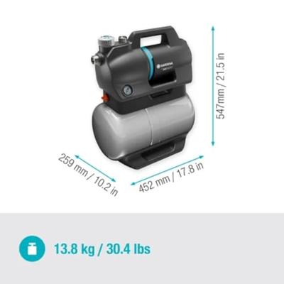 GARDENA 09066-61 Watervoorziening 3900 Silent 230 V 3900 l/h GARDENA 09066-61 Watervoorziening 3900 Silent 230 V 3900 l/h