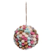 Colorations - papier-mache balornamenten, 6st. - thumbnail