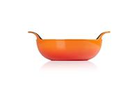 Le Creuset Wokpan / Balti Dish - Oranjerood - ø 24 cm / 2.7 liter - geëmailleerde anti-aanbaklaag - thumbnail