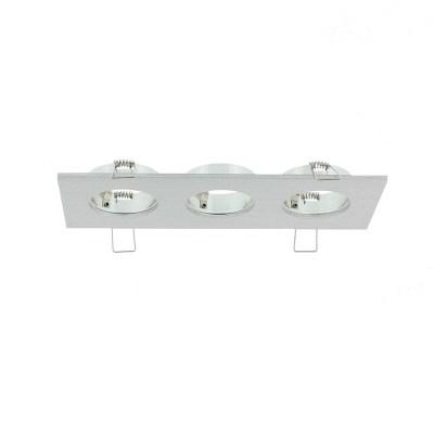 Luzern LED armatuur 3 voudig aluminium 876504 2700K