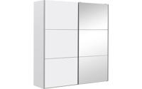Goossens Kledingkast Easy Storage Sdk, 203 cm breed, 220 cm hoog, 1x 3 paneel schuifdeur li en 1x 3 paneel spiegel schuifdeur re - thumbnail