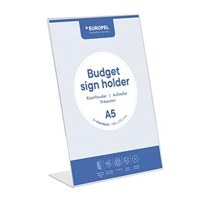 Europel folderhouder Budget, met L-voet, ft A5 - thumbnail