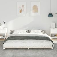 Bedframe Wit 180 x 210 cm Massief grenenhout - thumbnail